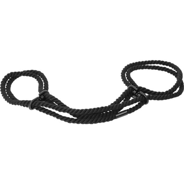 DARKNESS - 100% COTTON ROPE HANDCUFFS OR ANKLE HANDCUFFS 3